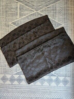Gucci Black Monogram Dust Bags - Set of 2
